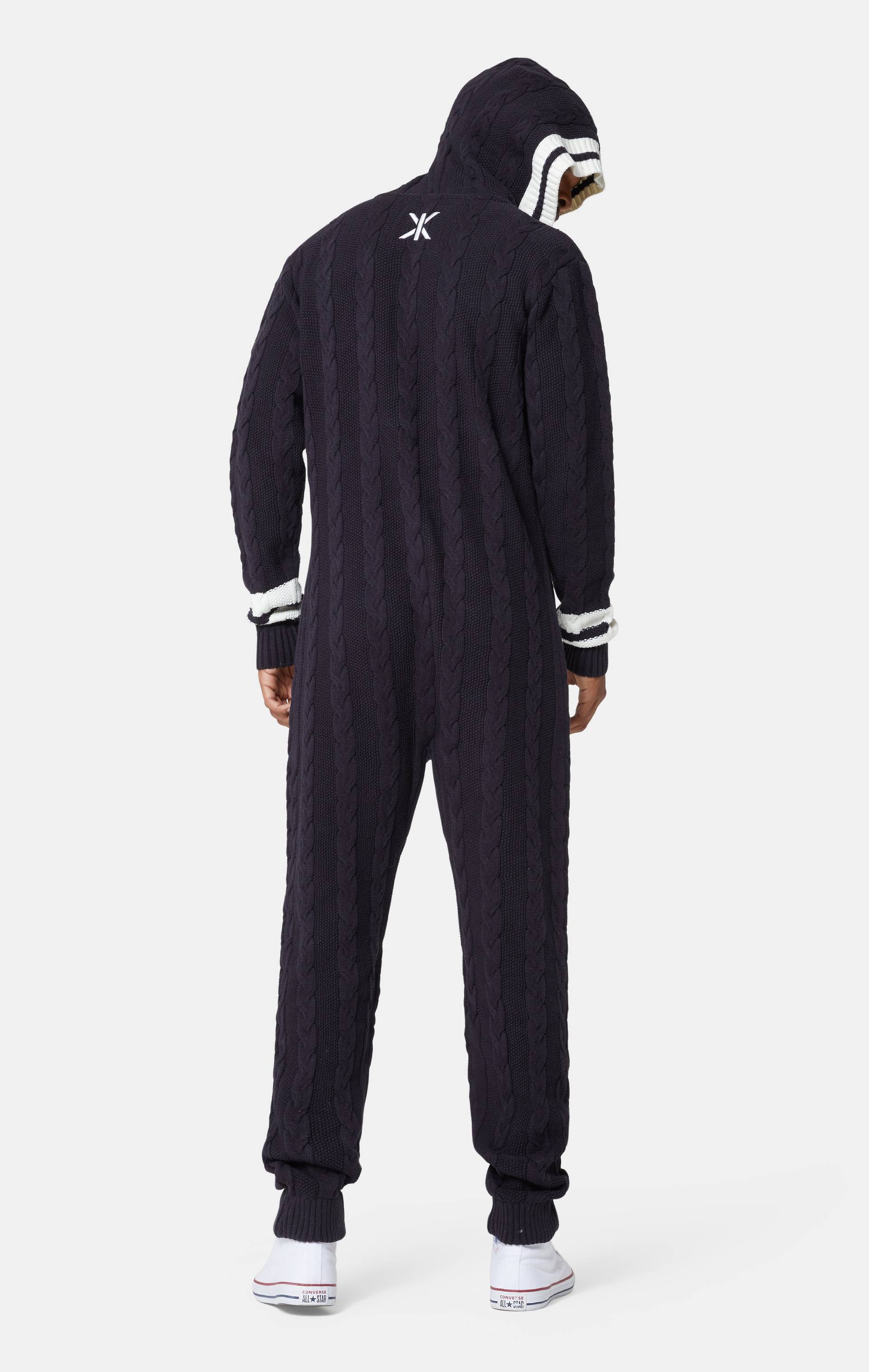 Onepiece Varsity Jumpsuit Navy - 6