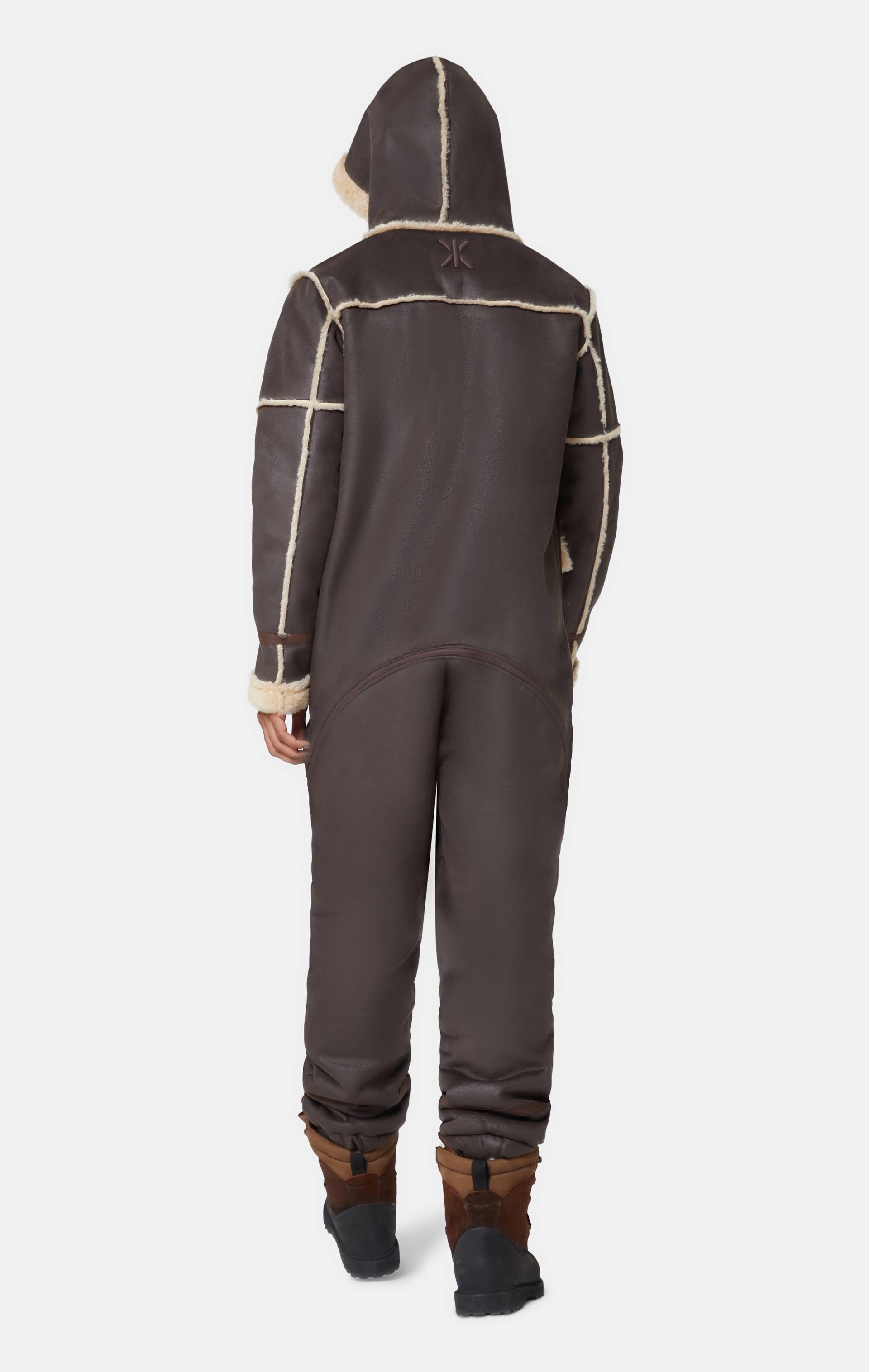 Onepiece Duffel Jumpsuit Brown - 5