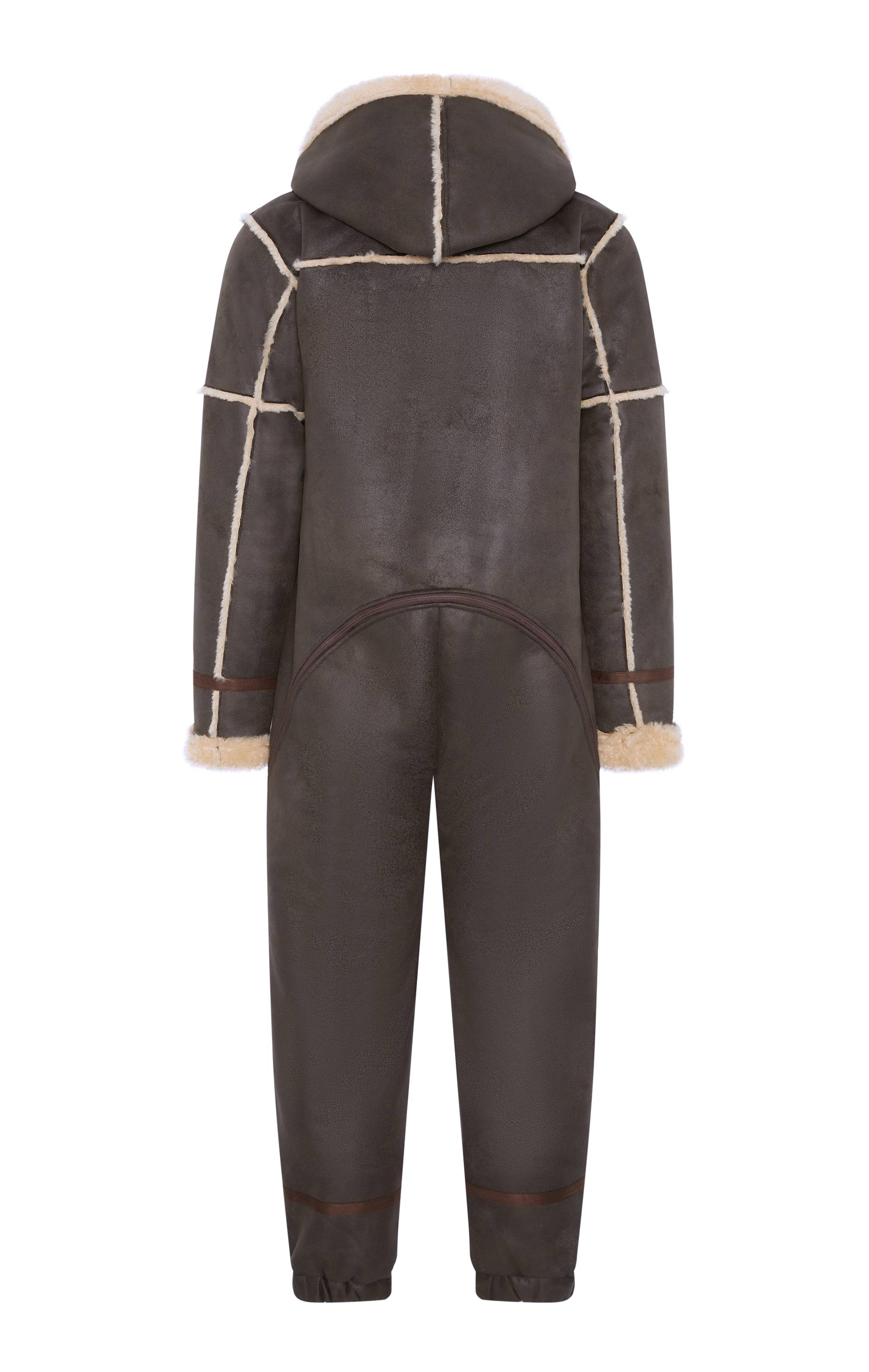 Onepiece Duffel Jumpsuit Brown - 2
