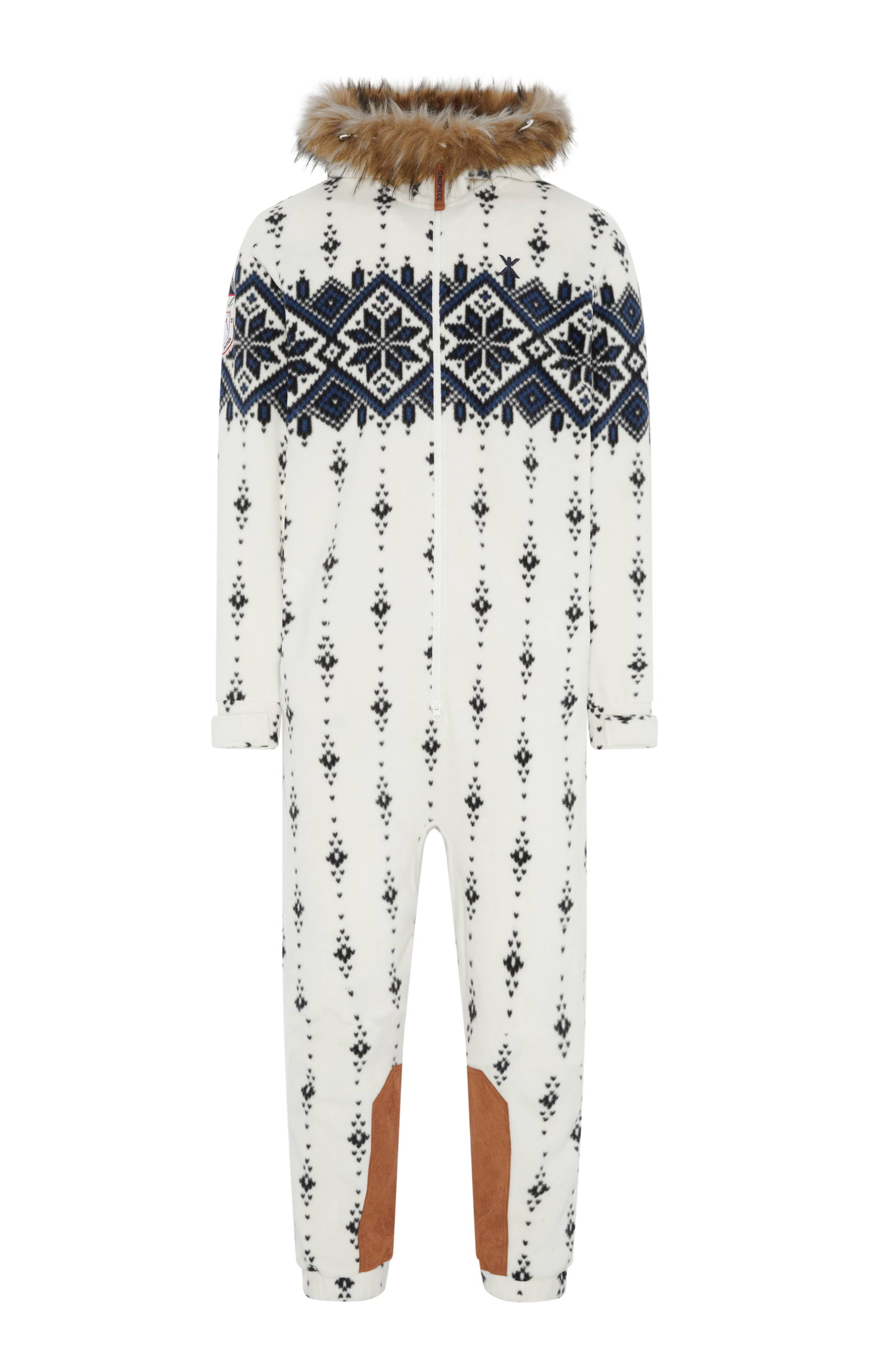 Onepiece Let It Snow Jumpsuit Off White - 1