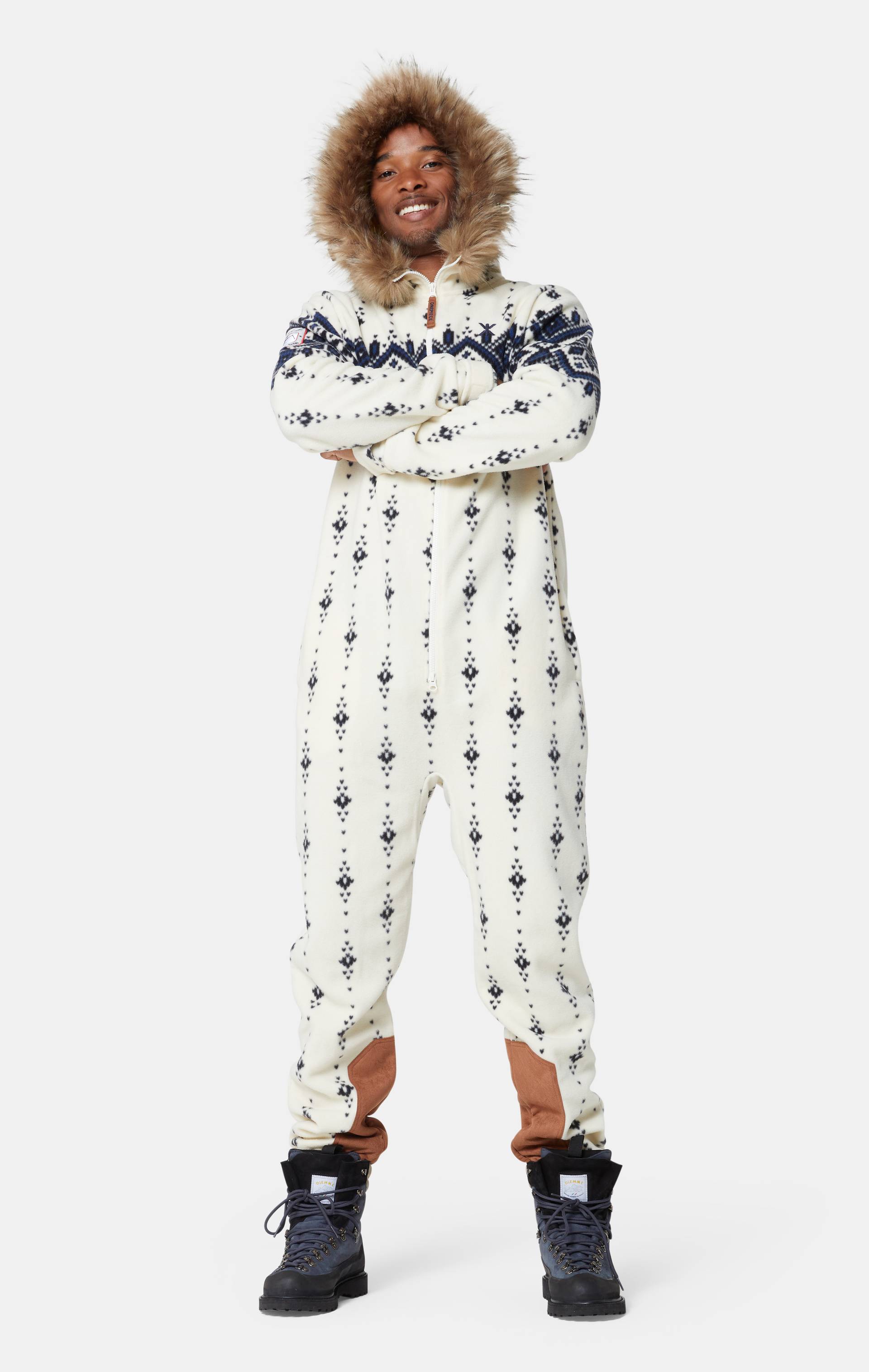 Onepiece Let It Snow Jumpsuit Off White - 5