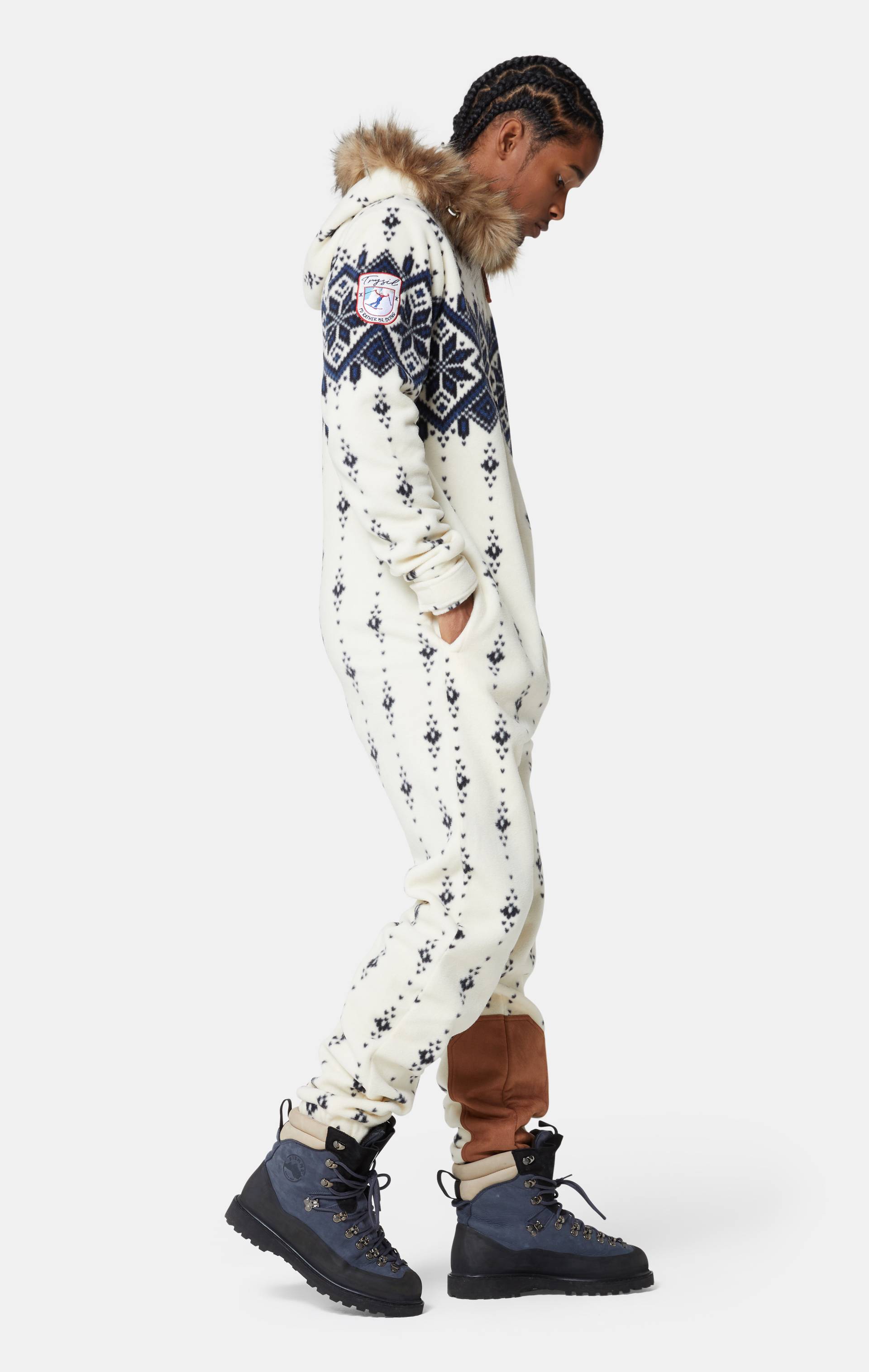 Onepiece Let It Snow Jumpsuit Off White - 4