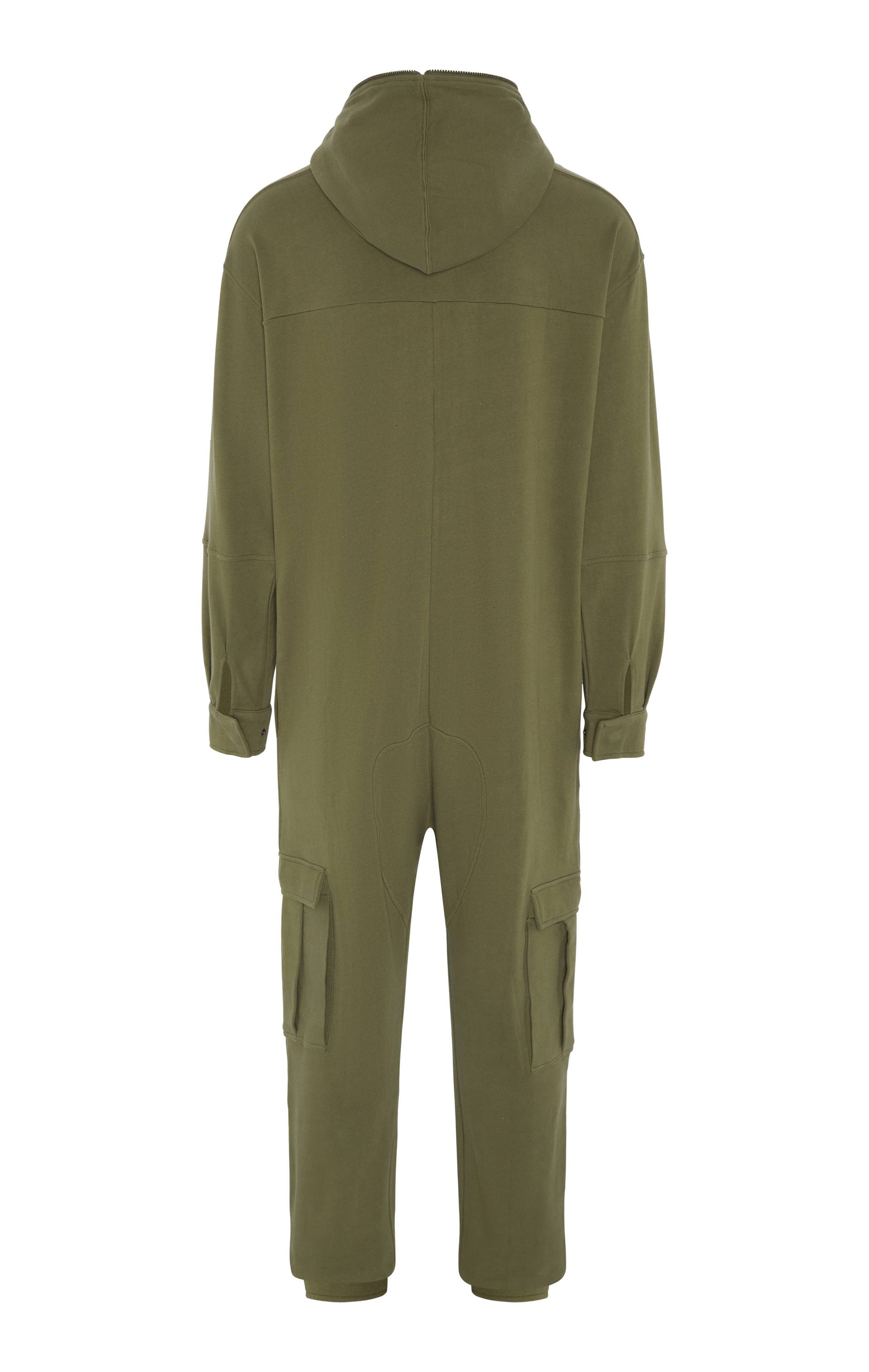 Onepiece Cargo Baggy Jumpsuit Army - 2
