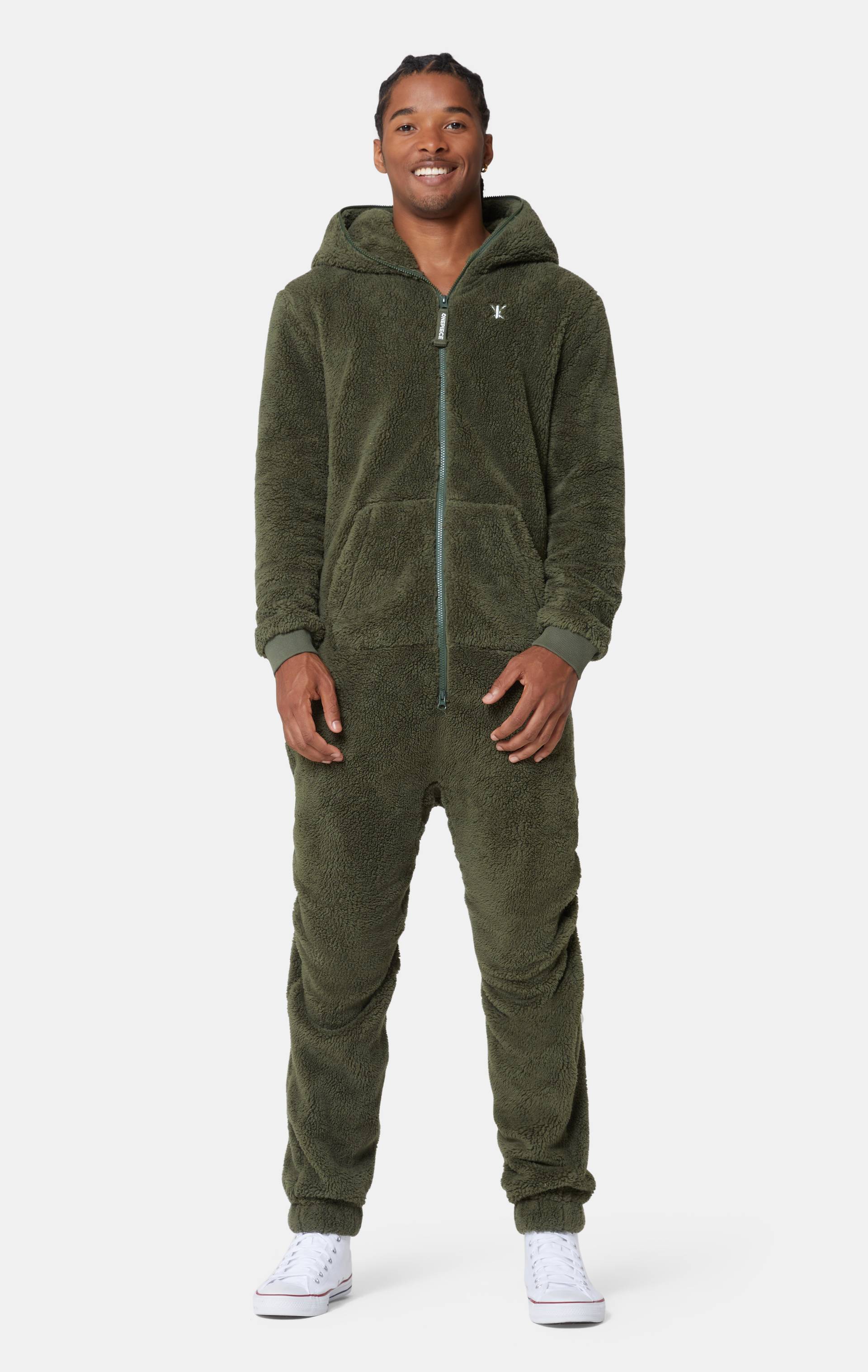 Onepiece The Puppy Jumpsuit Dark Green - 3