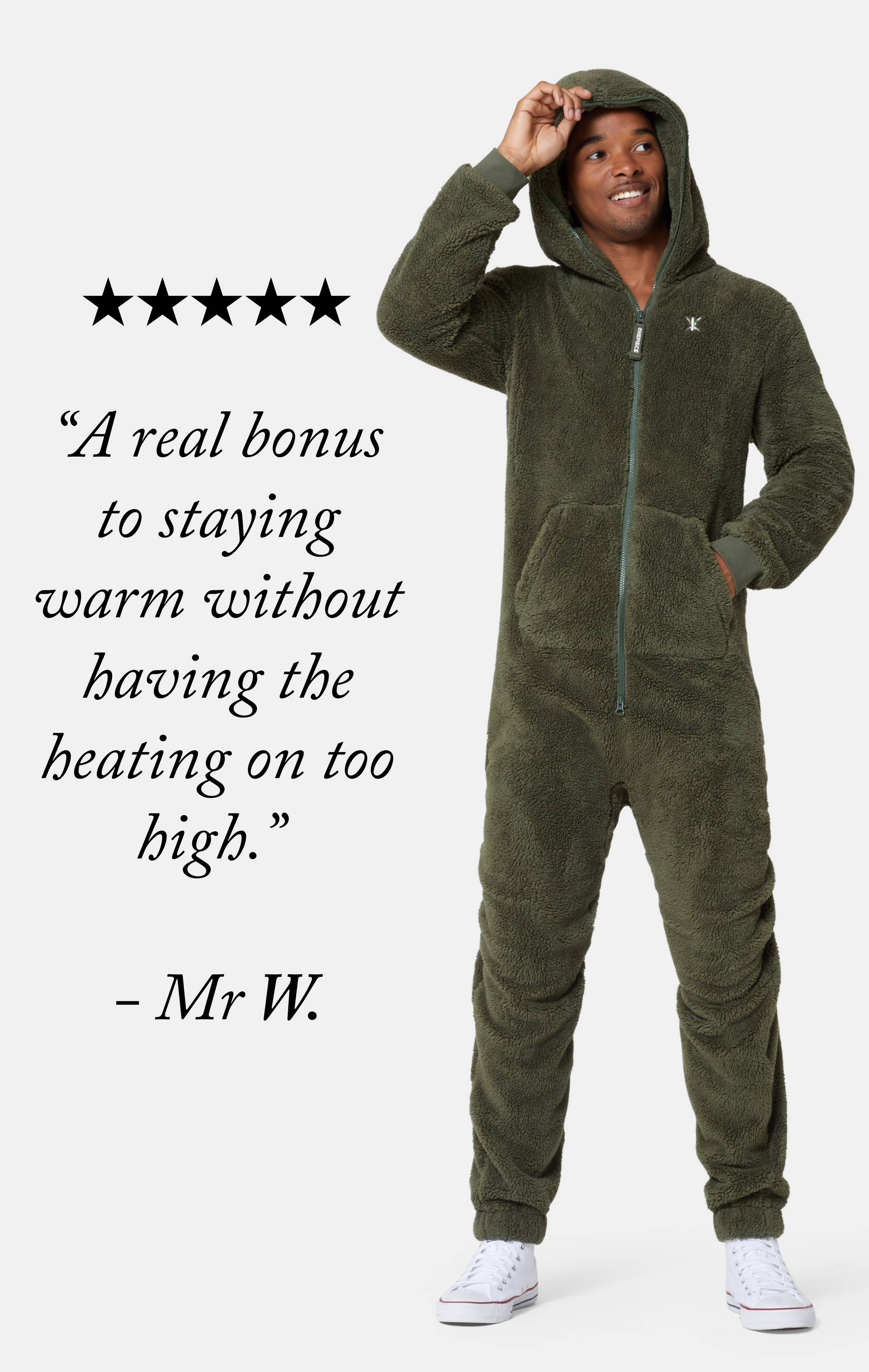 Onepiece The Puppy Jumpsuit Dark Green - 5