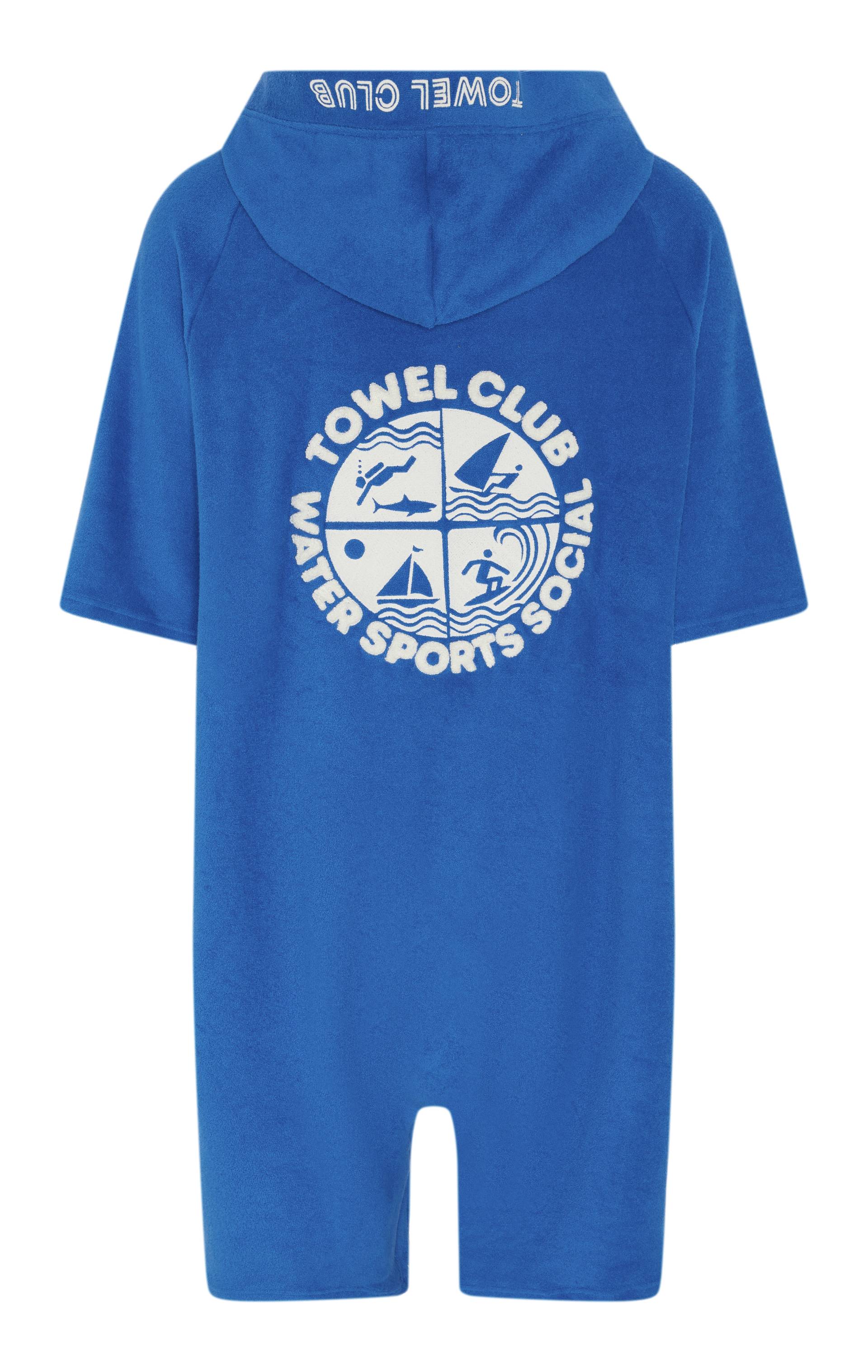 Towel Club Towel Club Poncho Short Jumpsuit Cobolt - 2