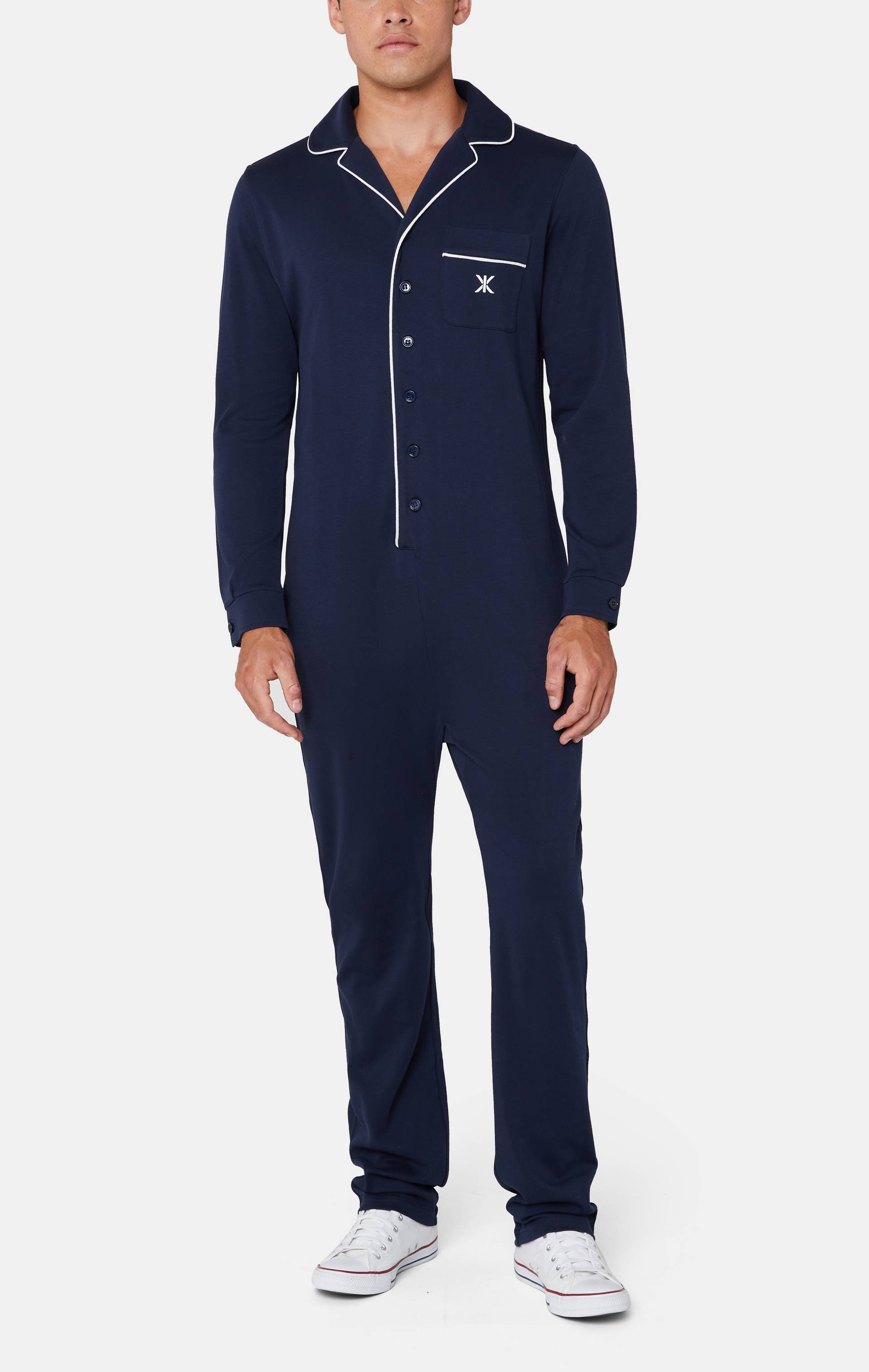 Onepiece The Pyjamas Jumpsuit Navy - 2
